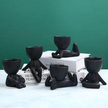 Load image into Gallery viewer, Home Ceramics Little People Succulent Vase Creative Desktop Art Crafts Decoration