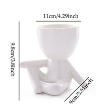 Load image into Gallery viewer, Home Ceramics Little People Succulent Vase Creative Desktop Art Crafts Decoration