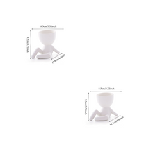 Load image into Gallery viewer, Home Ceramics Little People Succulent Vase Creative Desktop Art Crafts Decoration