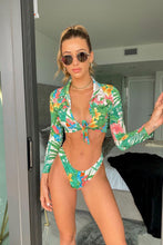 Load image into Gallery viewer, Singularity 2021 New Bikini European and American Large Size Swimsuit Long Sleeve High Waist Fat Lady Amazon Swimsuit