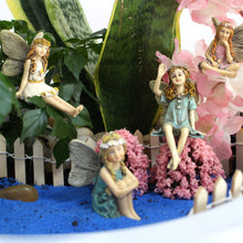 Load image into Gallery viewer, Cross-Border Spot Resin Flower Fairy Potted Garden Micro Landscape Diy Plug-In
