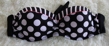 Load image into Gallery viewer, Swimsuit Retro High Waist Cover Belly Double Chest Pad Halter Bikini Polka Dot Swimsuit High Waist