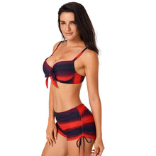 Load image into Gallery viewer, Plus size swimsuit split swimsuit
