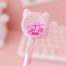 Load image into Gallery viewer, Creative Cartoon Cat Tail Gel Pen Black Ink Pen Student Stationery