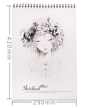 Load image into Gallery viewer, Sketchbook, Picture Book, Hand-Painted A3 Drawing Paper, Sketch Drawing Book, Thickened Drawing Book For Students