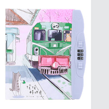 Load image into Gallery viewer, Children'S Codebook With Lock Notebook Cartoon Student Diary Book Korean Version Small And Cute Note