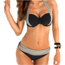 Load image into Gallery viewer, Europe And The United States New Sexy Bikini Swimwear High Waist Swimsuit Women Halter