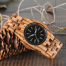 Load image into Gallery viewer, Casual Wooden Watch Men's Watch Pastoral Unique Quartz All Wooden Watch