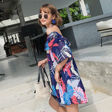Load image into Gallery viewer, Couple Swimsuit Women'S Three-Piece Skirt Split Bikini Small Chest Steel Plate Gathered To Cover Belly Was Thin And Sexy