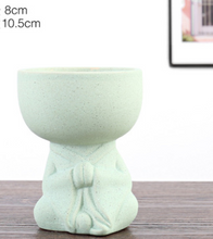 Load image into Gallery viewer, Large Caliber Unfired Ceramic Indoor Plant Air Permeable Flowerpot