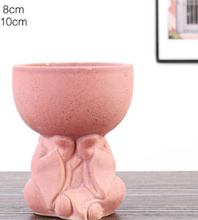 Load image into Gallery viewer, Large Caliber Unfired Ceramic Indoor Plant Air Permeable Flowerpot