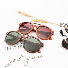 Load image into Gallery viewer, Trendy Wood Sunglasses Bamboo Wood