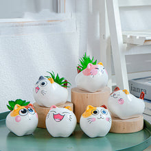 Load image into Gallery viewer, 1PC Creative Cartoon Animal Ceramics Plant Pots Mini Flower Pot