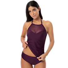 Load image into Gallery viewer, Amazon Swimsuit Sexy Solid Color High Waist Swimsuit Halterneck Split Swimsuit Swimsuit