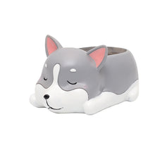 Load image into Gallery viewer, Resin Sleeping Pet Succulent Flower Pot, Desktop Potted Decoration Pendulum