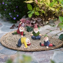 Load image into Gallery viewer, Micro Landscape Yoga Dwarf Set Resin Ornament