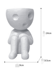 Load image into Gallery viewer, Nordic Creative Cute Tree Man Pot Ceramic Little People Body Flower Pots Home Office Ornaments Cartoon Succulent Plants Potted