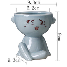 Load image into Gallery viewer, Nordic Home Furnishing Human Body Succulent Flower Pot Ceramic