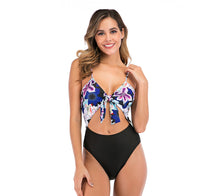 Load image into Gallery viewer, Sexy One-piece Deep V Swimsuit