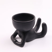 Load image into Gallery viewer, Humanoid ceramic flower pot