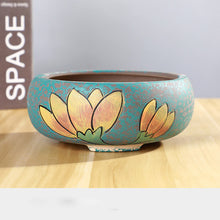 Load image into Gallery viewer, Hand-painted Succulent Flower Pot Ceramic