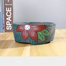 Load image into Gallery viewer, Hand-painted Succulent Flower Pot Ceramic