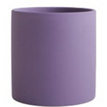 Load image into Gallery viewer, Nordic Industrial Style Colorful Ceramic Flowerpot Succulent Planter Green Plants Cylindrical Shape Flower Pot With Hole Tray