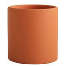 Load image into Gallery viewer, Nordic Industrial Style Colorful Ceramic Flowerpot Succulent Planter Green Plants Cylindrical Shape Flower Pot With Hole Tray