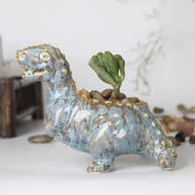 Load image into Gallery viewer, Cartoon Animal Dinosaur Succulents Ceramic Flower Pot