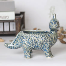 Load image into Gallery viewer, Cartoon Animal Dinosaur Succulents Ceramic Flower Pot