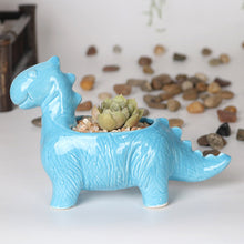 Load image into Gallery viewer, Cartoon Animal Dinosaur Succulents Ceramic Flower Pot