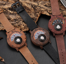 Load image into Gallery viewer, Multifunctional Compass Wood Watch Outdoor Sports Watch