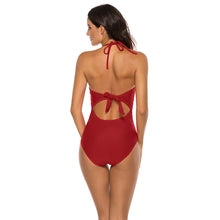 Load image into Gallery viewer, Mesh detail sling one-piece swimsuit