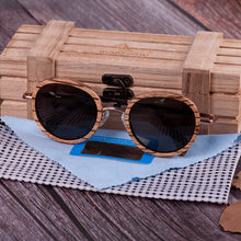 Load image into Gallery viewer, Full wooden sunglasses ladies sunglasses