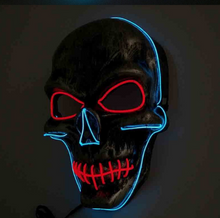 Load image into Gallery viewer, Halloween Led Glowing Full Face Mask