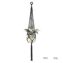 Load image into Gallery viewer, Custom Hand-knitted Hanging Flowerpot Net Bag