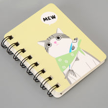 Load image into Gallery viewer, Small Cartoon Thickened Cute Portable Small Coil Notebook