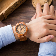 Load image into Gallery viewer, Explosive men's wooden watch, high-grade wooden watch, wooden watch