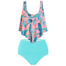 Load image into Gallery viewer, Plus size swimsuit bikini split swimsuit