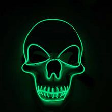 Load image into Gallery viewer, Skull LED Glowing Halloween Mask