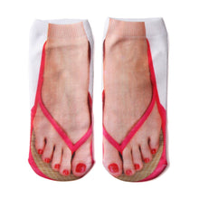 Load image into Gallery viewer, 3D Boat Socks 3D Printing Flip-Flop Socks