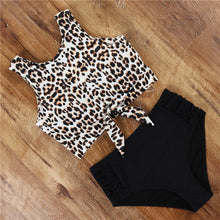 Load image into Gallery viewer, Printed High Waist Bikini
