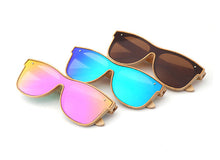 Load image into Gallery viewer, Unisex Full Bamboo Frame Polarized Sunglasses UV400