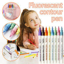 Load image into Gallery viewer, Dream Double Line Set Color Water-based Metal Pen