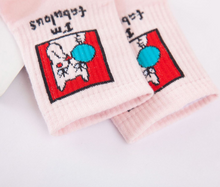 Load image into Gallery viewer, Creative cartoon tide socks INS net red super fire men and women couple socks cotton tube