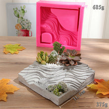 Load image into Gallery viewer, Cement flower pot silicone mold