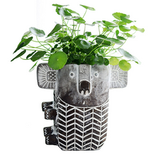 Load image into Gallery viewer, Koala Cement Flower Pot Cute Flesh Flower Apparatus