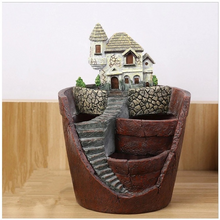 Load image into Gallery viewer, Succulent flower pot resin flower pot micro landscape