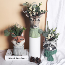 Load image into Gallery viewer, Resin Courtyard Garden Animal Flower Pot Vase Decoration