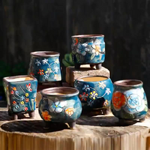 Load image into Gallery viewer, Flower Pot Ceramic Yanxi Pot Size Caliber Flower Pot